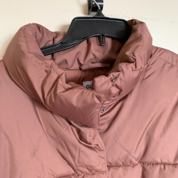 QUILTED PUFFER JACKET SIZE XL WARM TAUPE - Picture 9 of 13